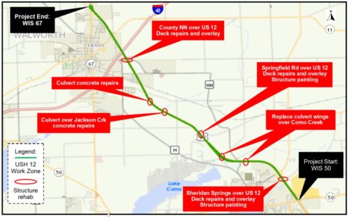 Project Overview – US 12 Improvements: WIS 50-WIS 67