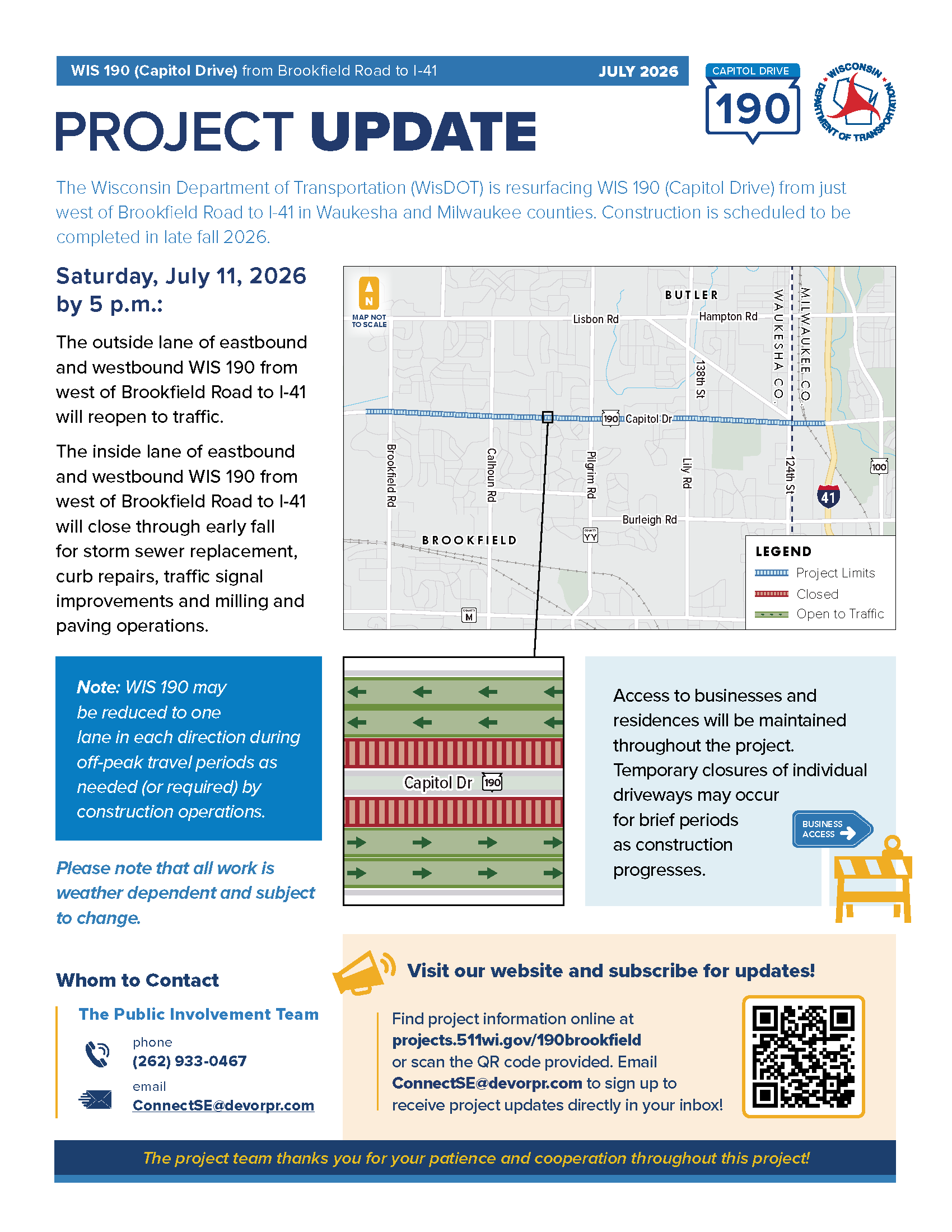 July 10: Upcoming Traffic Switch