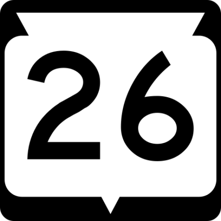 highway 26 sign