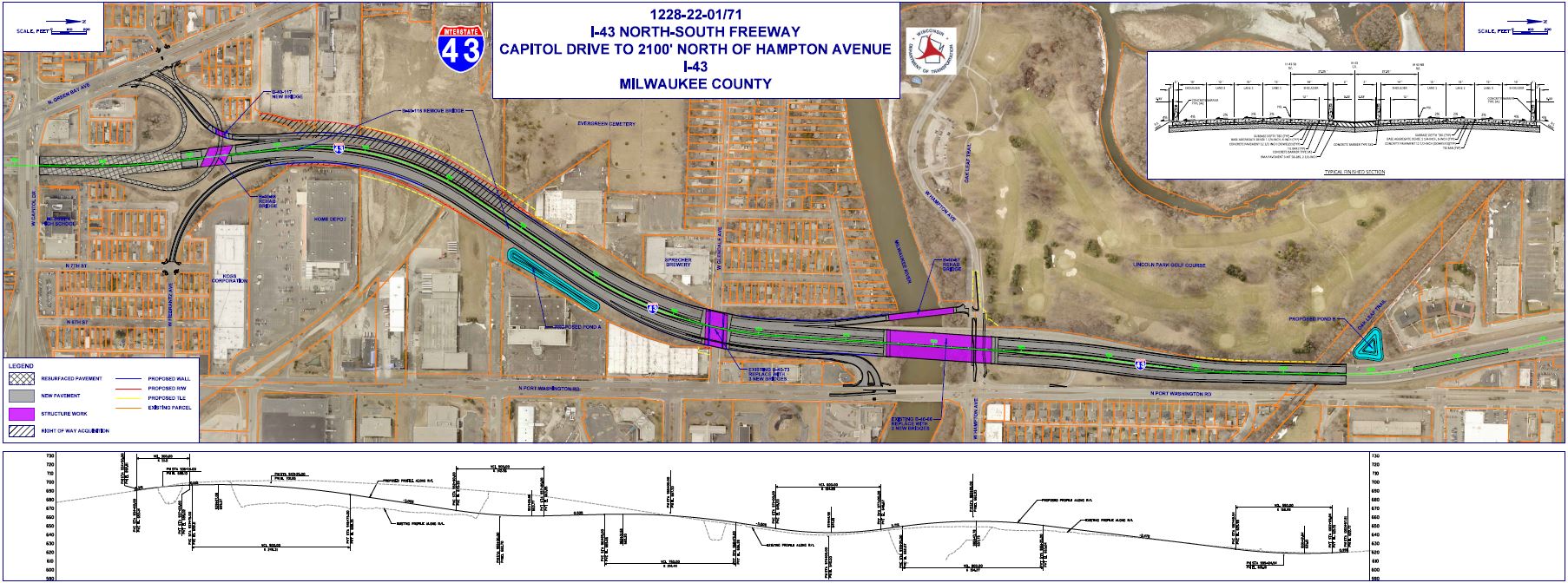 Project Overview I43 URT Improvements (Capitol Dr. to Hampton Ave.)