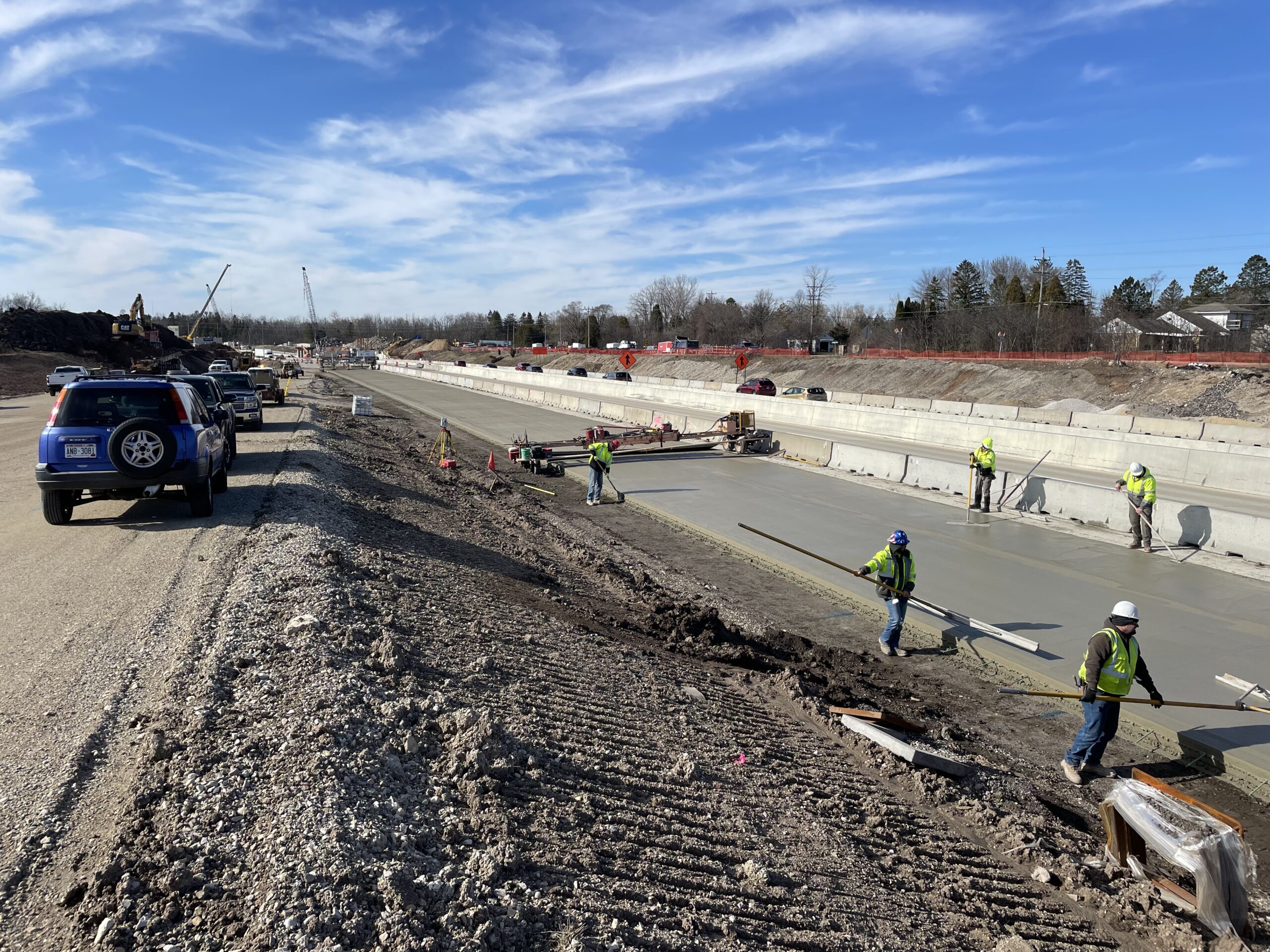 April 4, I-43 Northbound Mainline Paving (County Line Road/Port Washington Road Interchange Segment