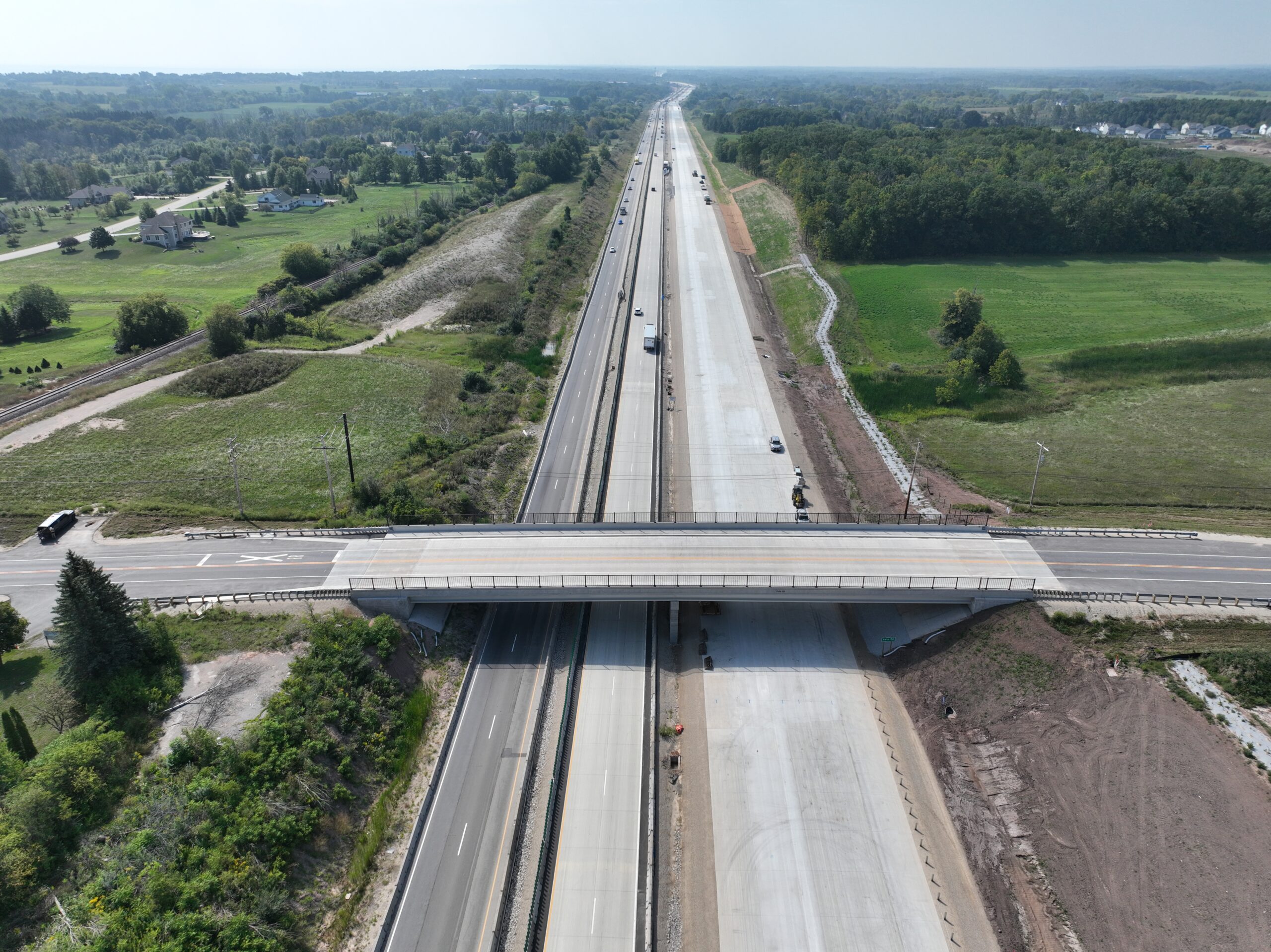 August 28, Falls Road Bridge over I-43 (North End Segment)