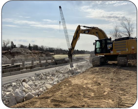 March 23_Completed Demolition of Port Washington Road Bridge