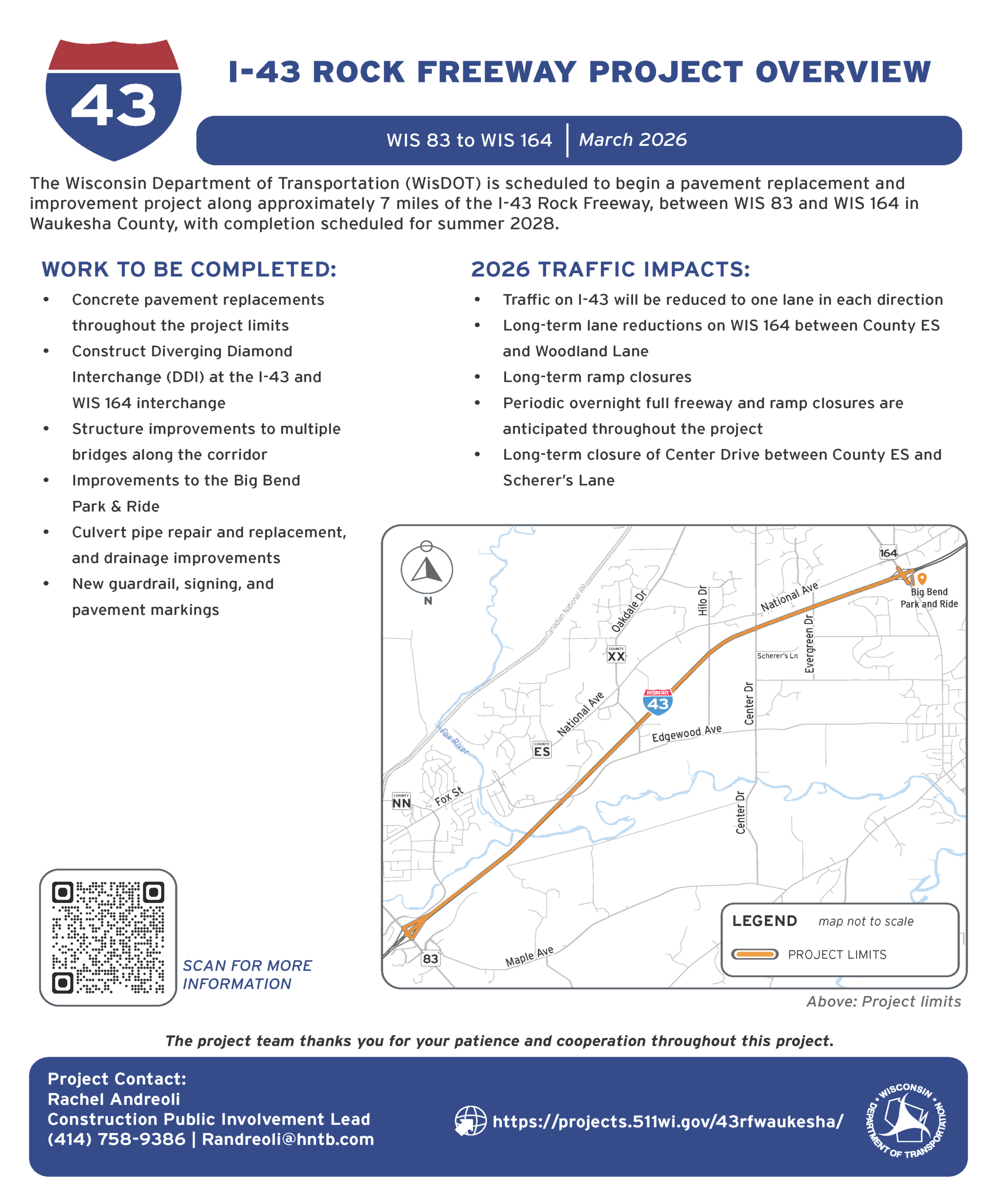 March 2026: Construction to begin