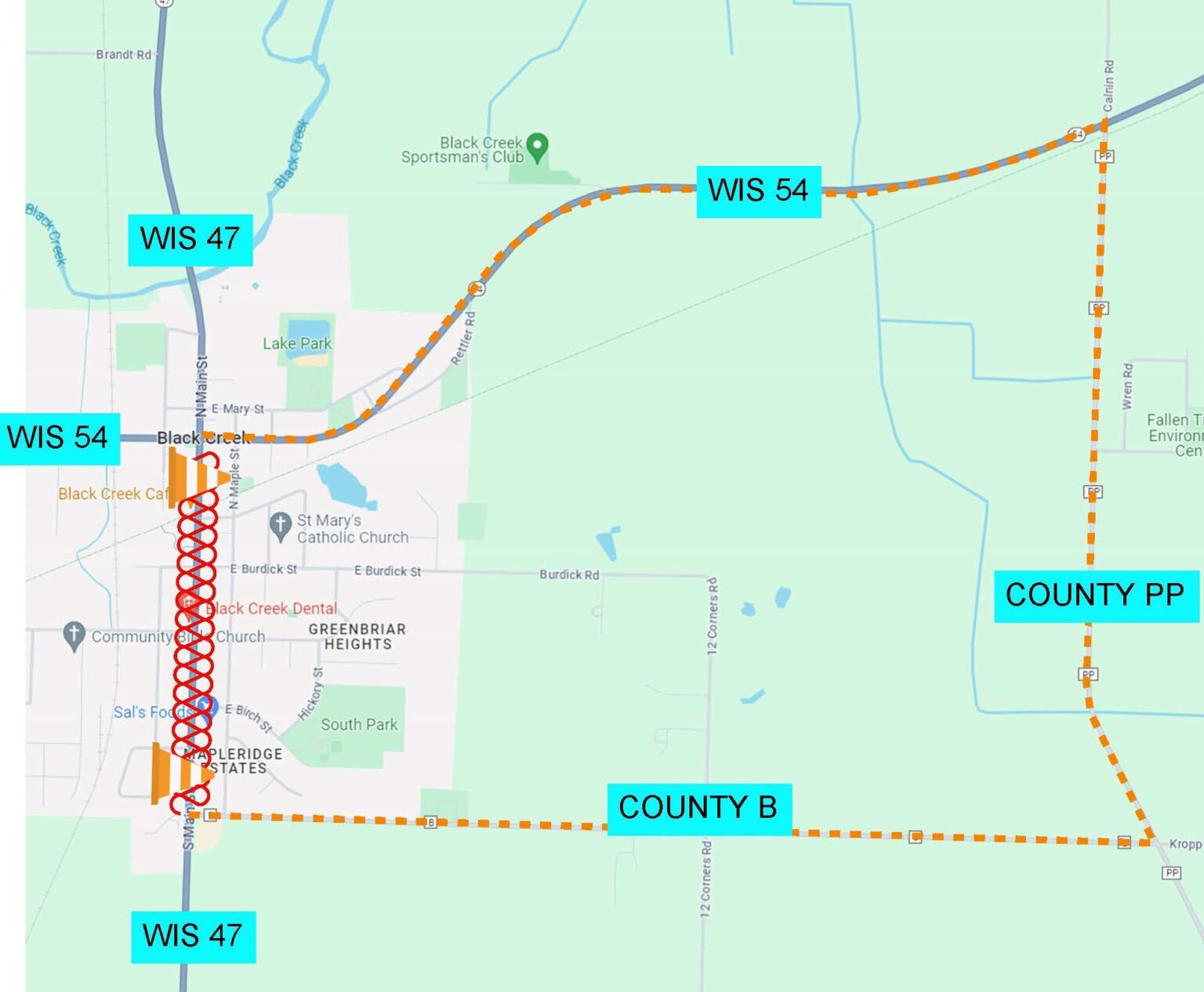 Project Overview – WIS 54 & WIS 47 – Outagamie County