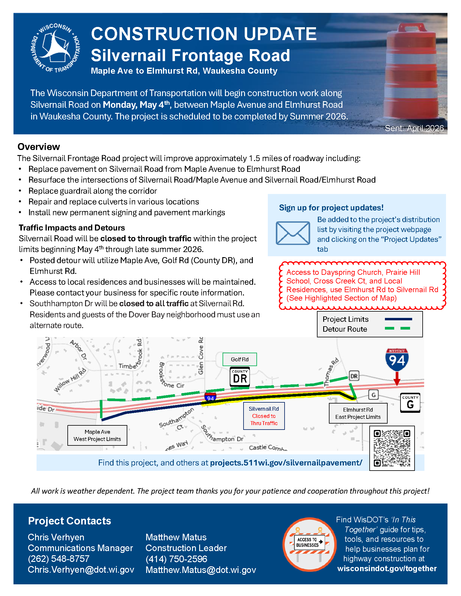 April 27: Business Access