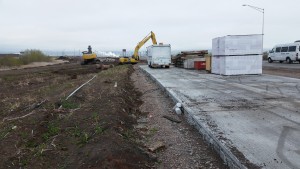 US 2 Bong Bridge construction.