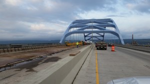 Newly painted Bong Bridge.