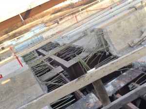 Bong Bridge construction.