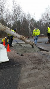 Crews patching I-94 between Perry Creek and County O