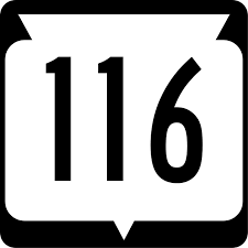 image of WIS 116 highway shield