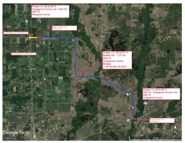 Project Overview – WIS 76 – Outagamie & Waupaca counties