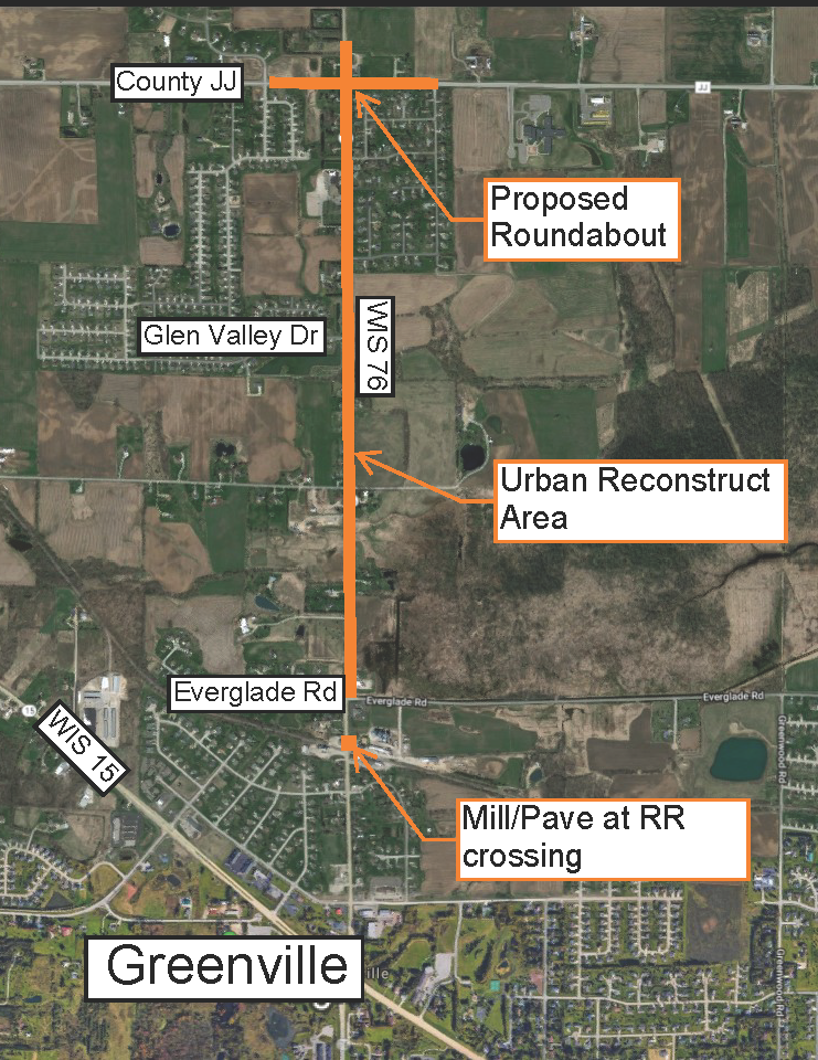 WIS 76 location map
