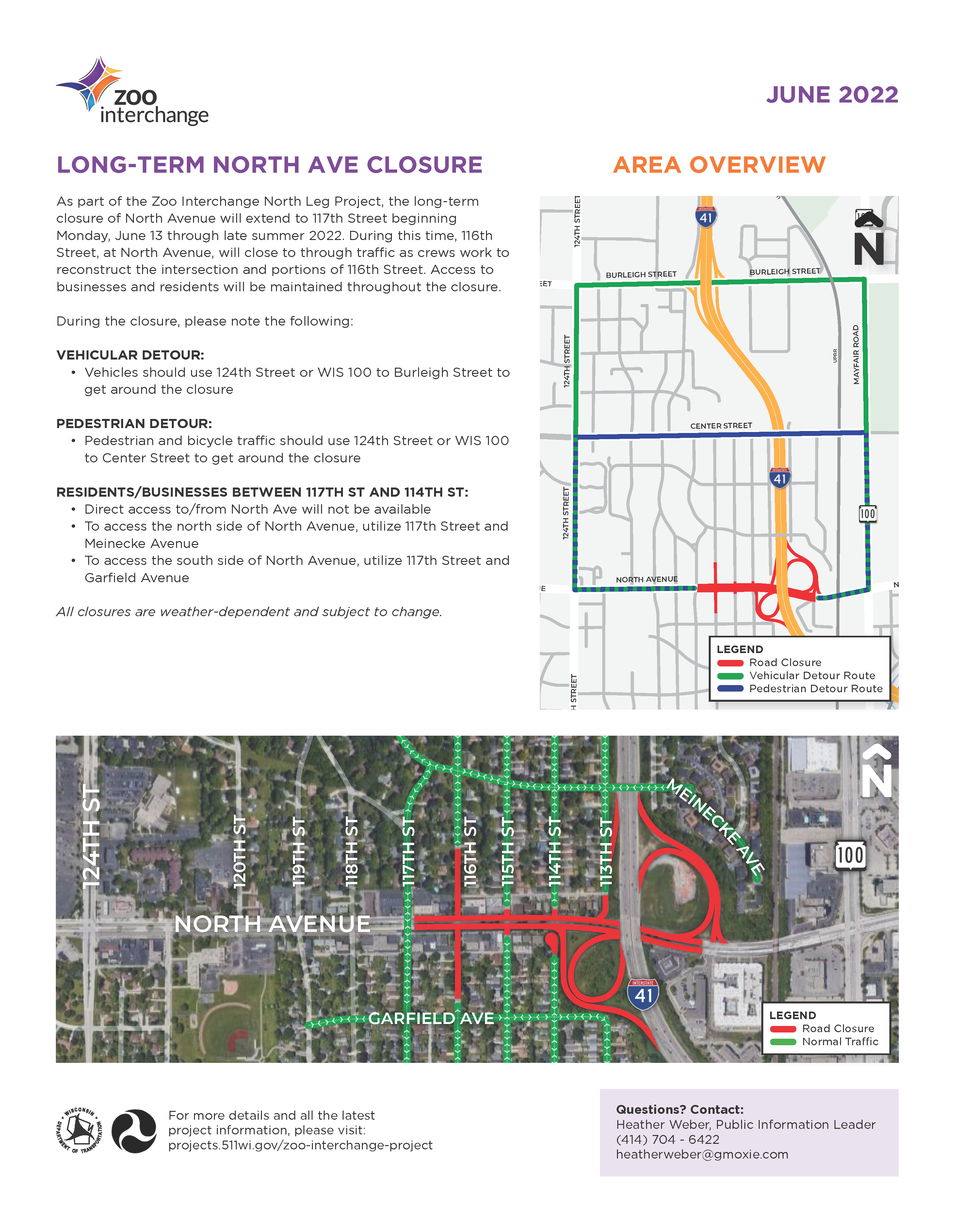 June 13: Long-term North Avenue Closure